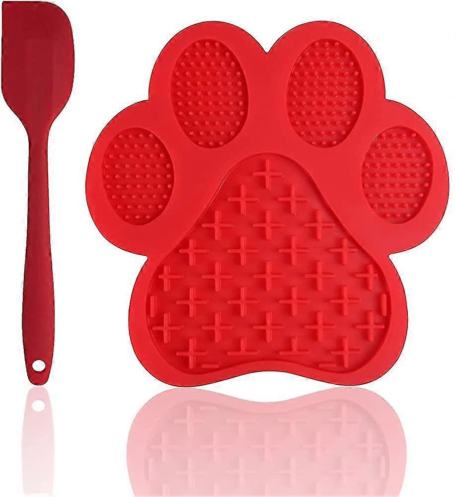 犬用のリックマット, 吸引カップ付き, 犬風呂ピーナッツバターリックに使用