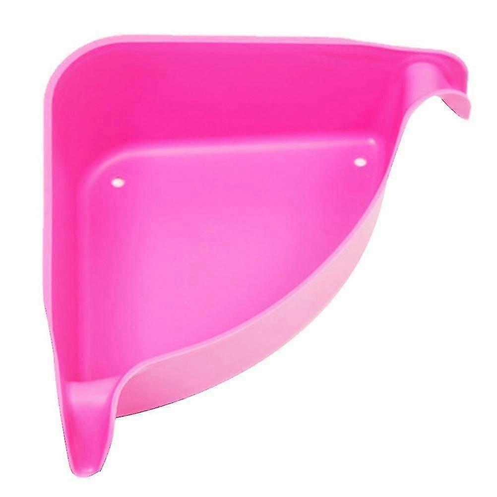 Kitchen Bathroom Wall Corner Suction Cup Triangle Storage Shelves Rack