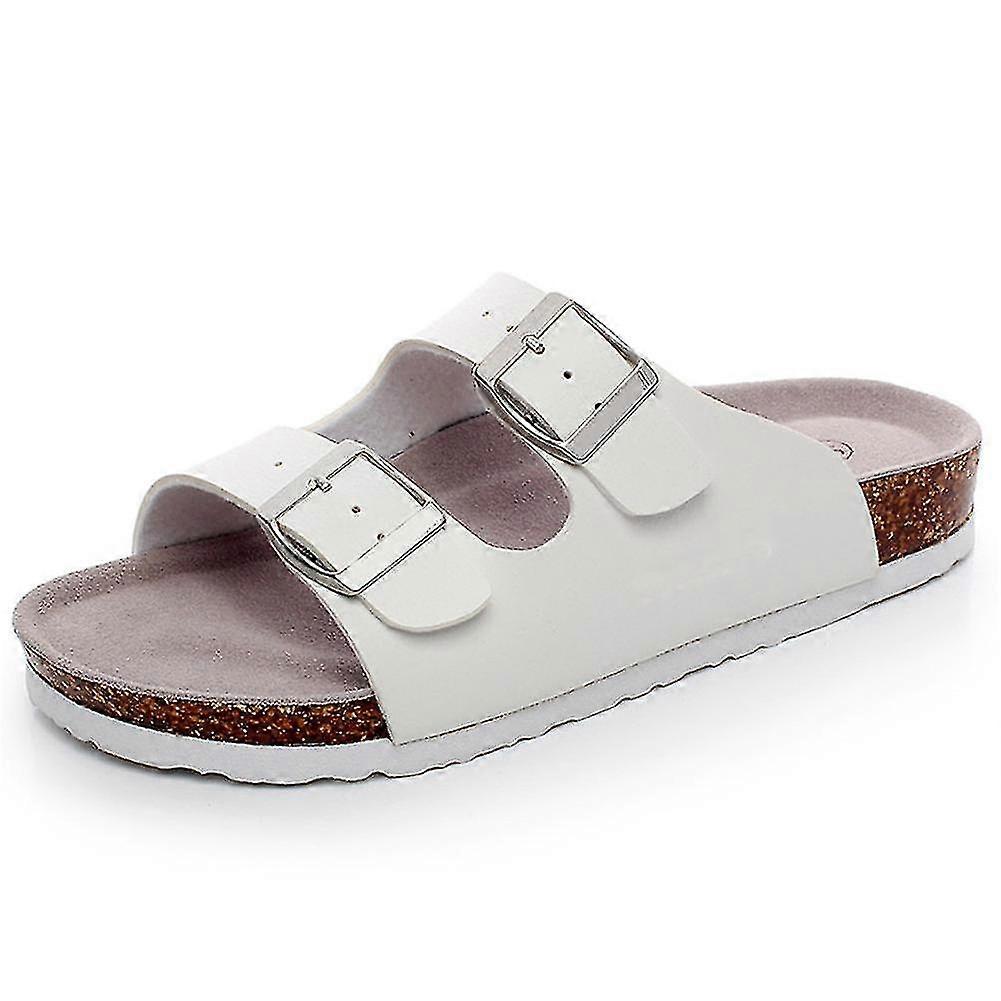 2-stropps justerbar spenne Flat casual sandaler Ide kork fotseng sandaler for menn kvinner