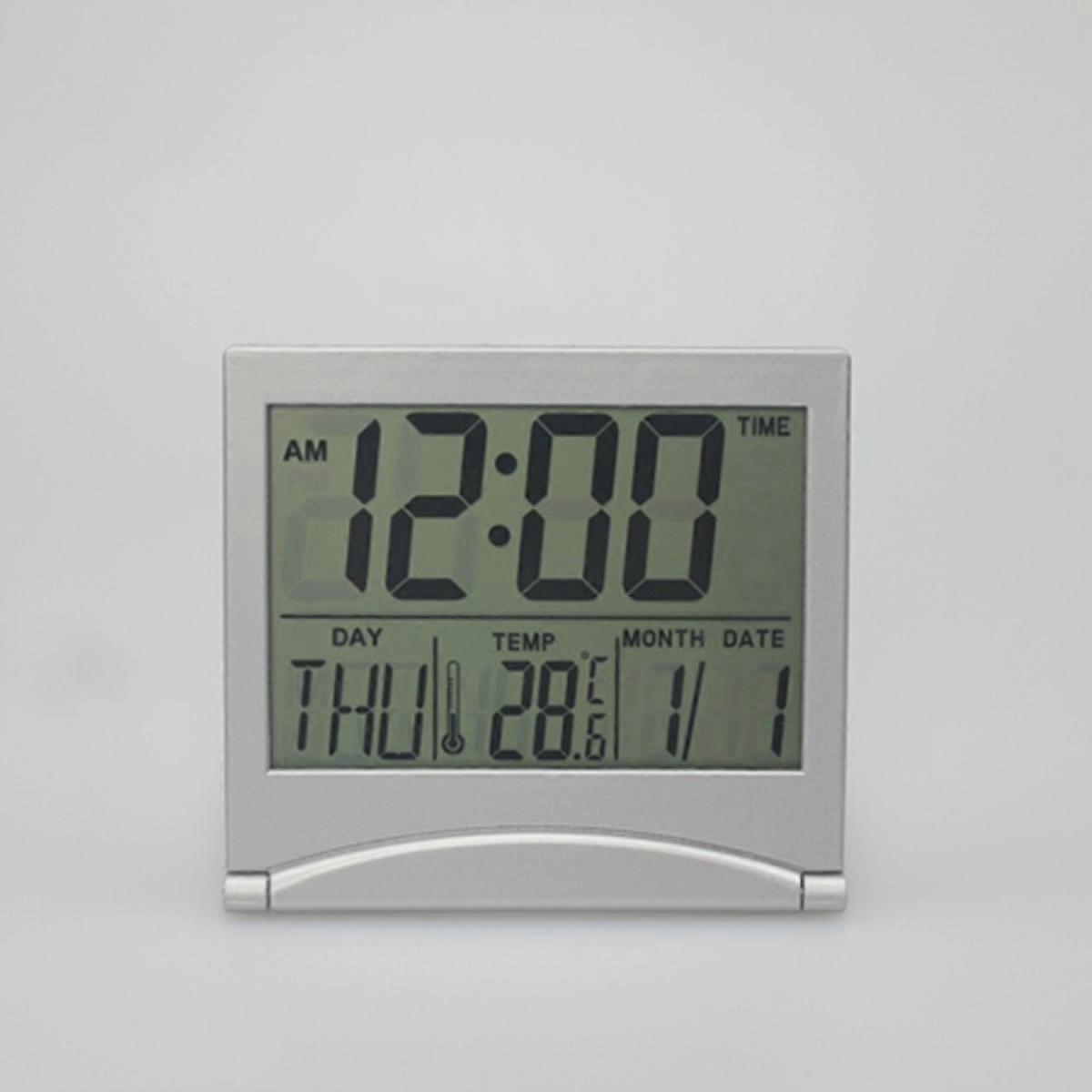 Large Atomic Wall Clock with Auto Backlight, Calendar, Temperature, and Humidity -   Batteries Included
