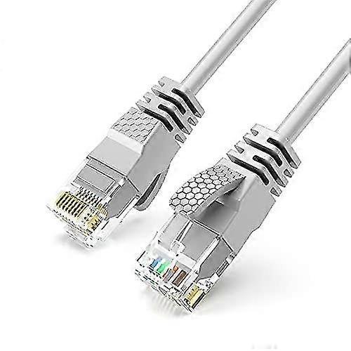 Ultra-Thin Ethernet Cable 1M High Speed Internet Lan Wire Cat6 Gigabit RJ45 Network Lead Patch Cord (1.0 Metres, Grey)