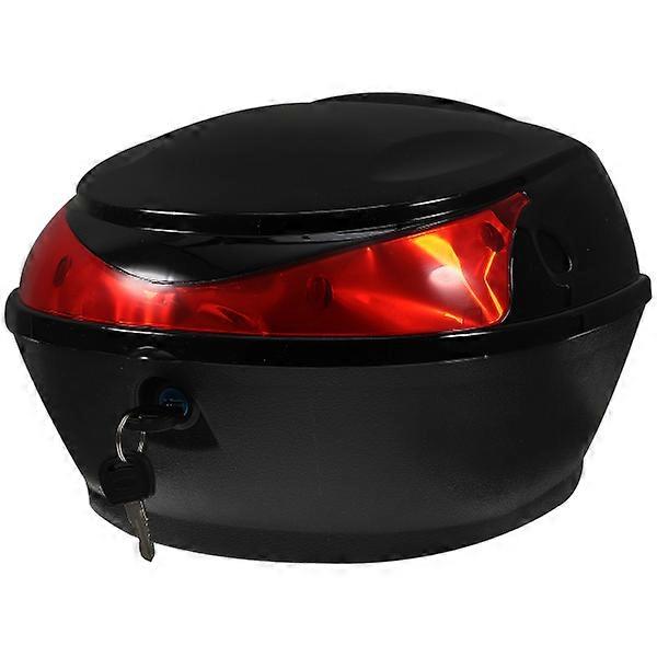Large Capacity Replacement Trunk Lock Storage Case for Motorcycle Scooter (Black)