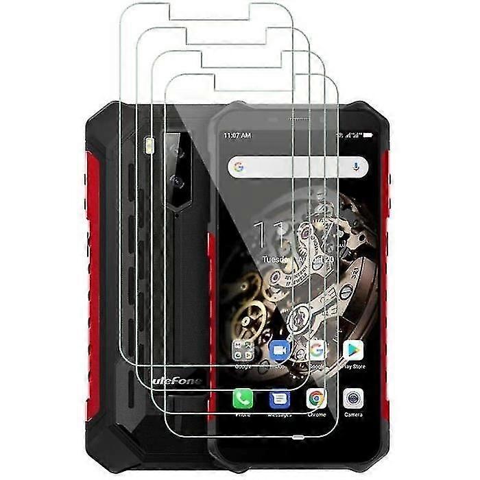 Pentru Ulefone Armor X5 5.5" - pachet de 4 folie din sticlă securizată - protector de ecran