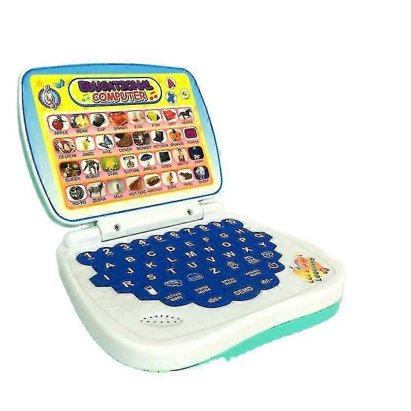 Laptop, White Learning Tablet For Kids With Modes Of Play, Kids Laptop With Letters Numbers Vocabulary And Animals, Learning Toy For Kids Ages 2 Years