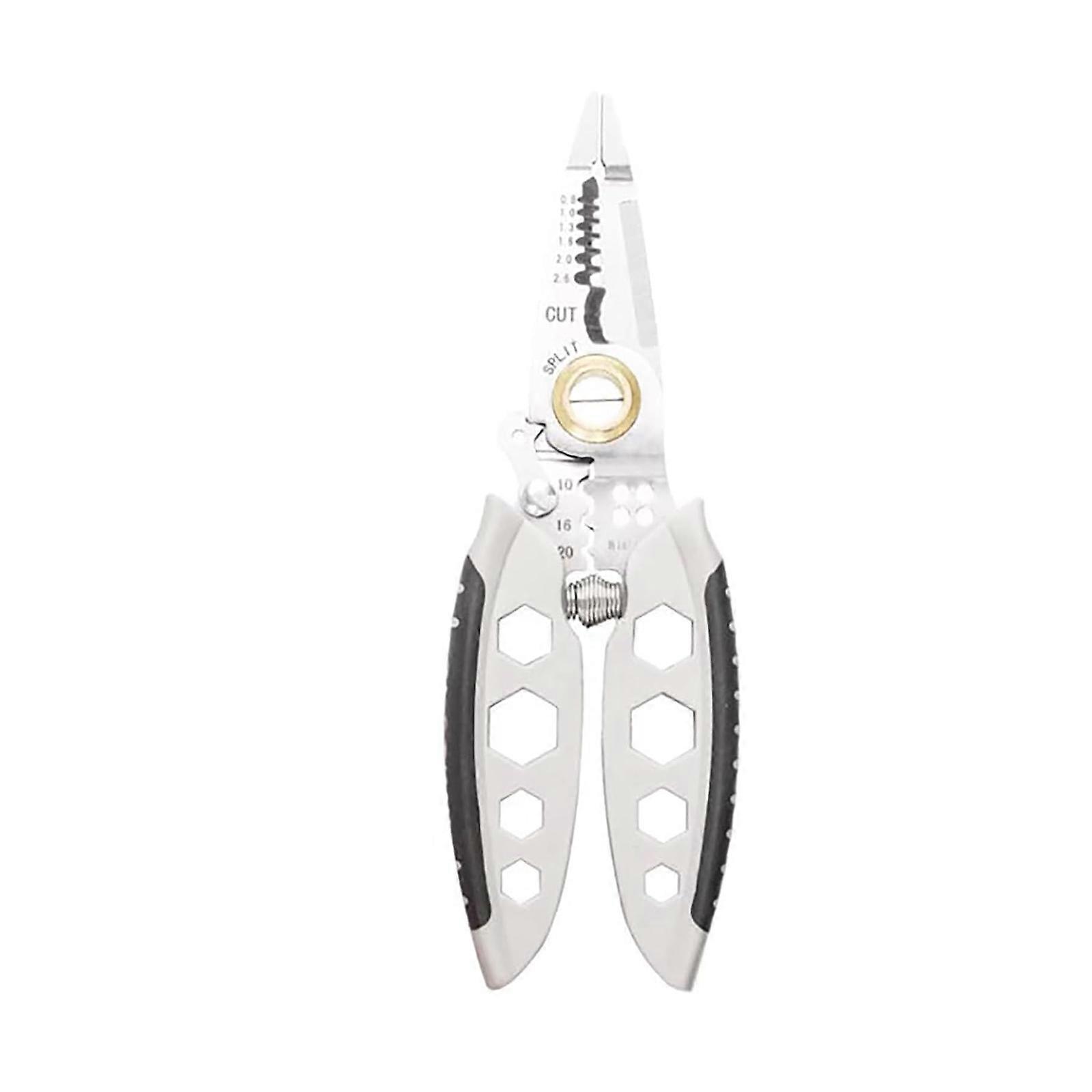 7 polegadas multiuso Wire Stripper, Upgrade Wire Strippers e ferramenta de crimpagem