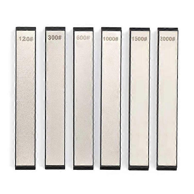 Diamond Stone Whetstone Sharpener Knife Sharpener 6 stk Sett Fast vinkel FP Yalo