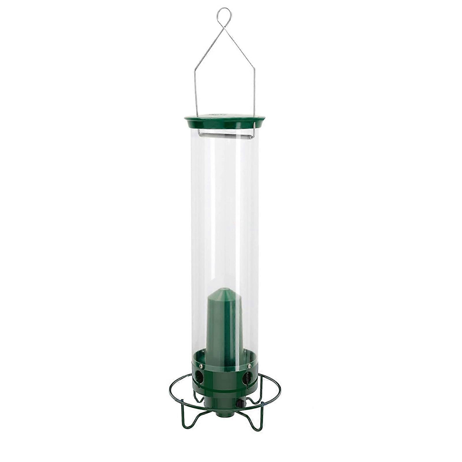 Green Hanging Bird Feeder for Outdoors