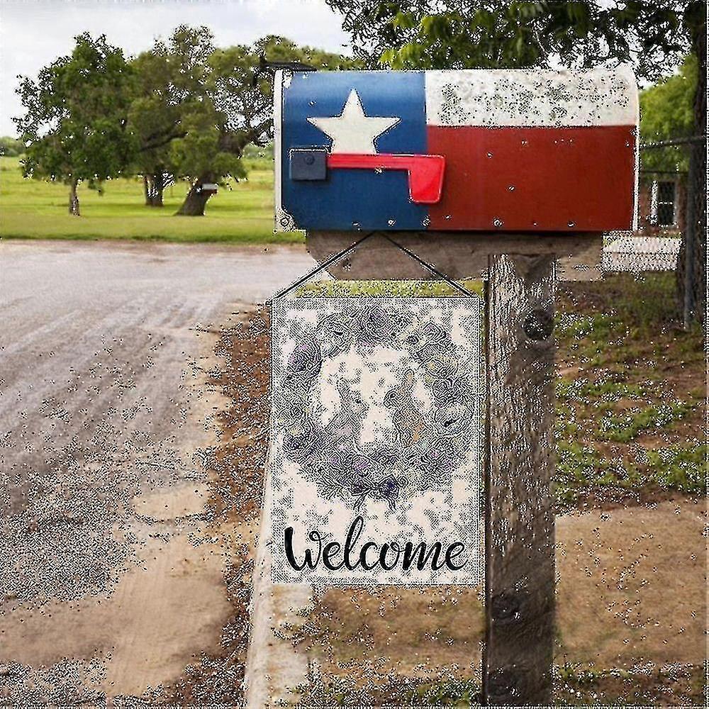 30*45cm Easter Garden Flag Outdoor Outside Decorative Welcome Flag Easter Decor