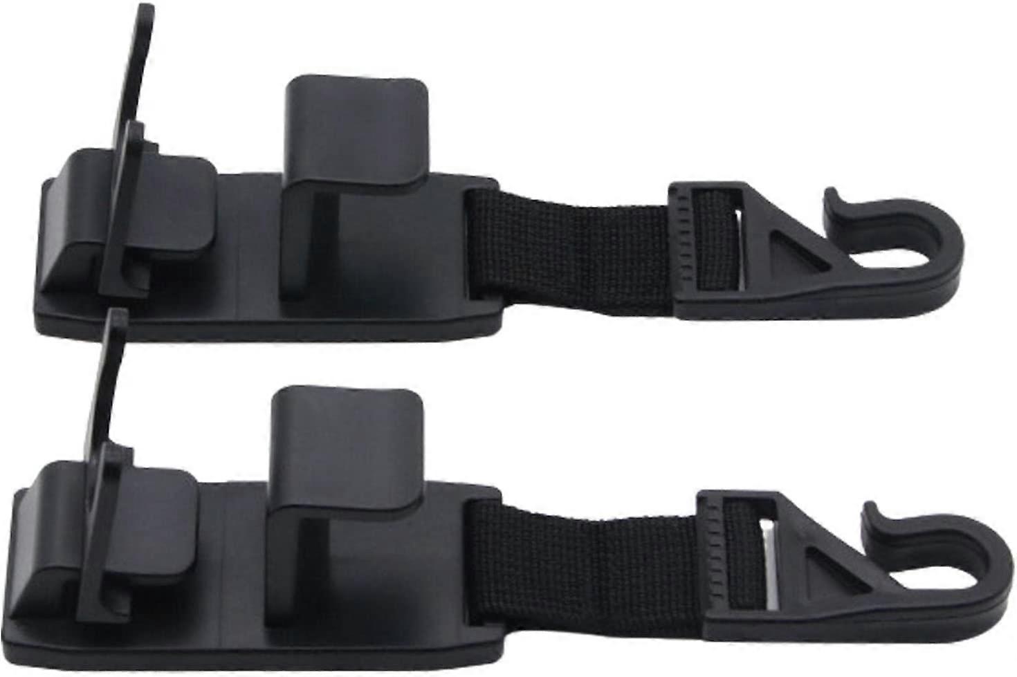 Dequate Car Hooks for Purses and Bags Headrest Magic Double Hook 2-in-1 Universal Car Vehicle Hook
