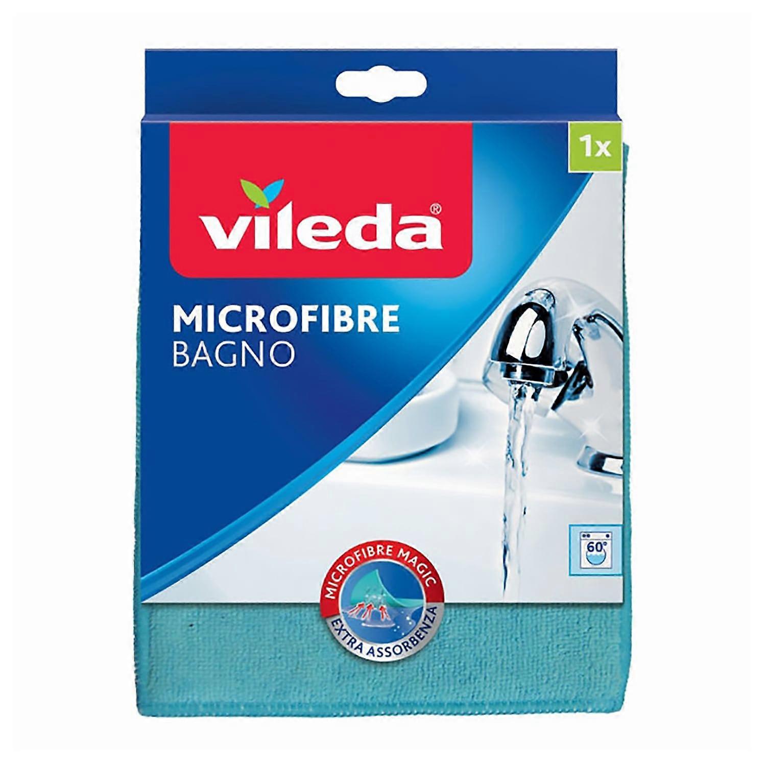 Vileda Microfibre Extra Absorbant Toilette de bain 2 en 1