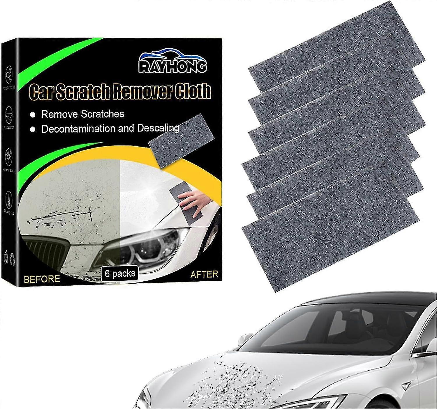 6stk Nano Sparkle Klud Bil Ridse Reparation Klud Nano Magic Klud