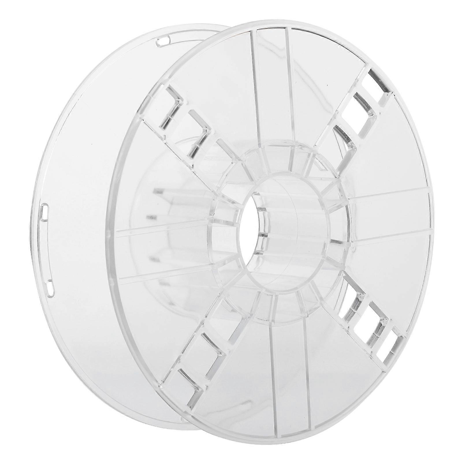 1 Pc 3D Printer Filament 1KG Spool Hollow Bobbin Plastic Transparent Reel