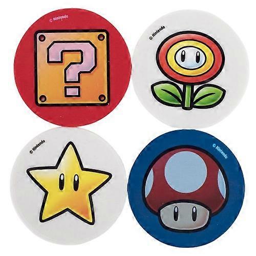 Gommes Super Mario (pack de 4)