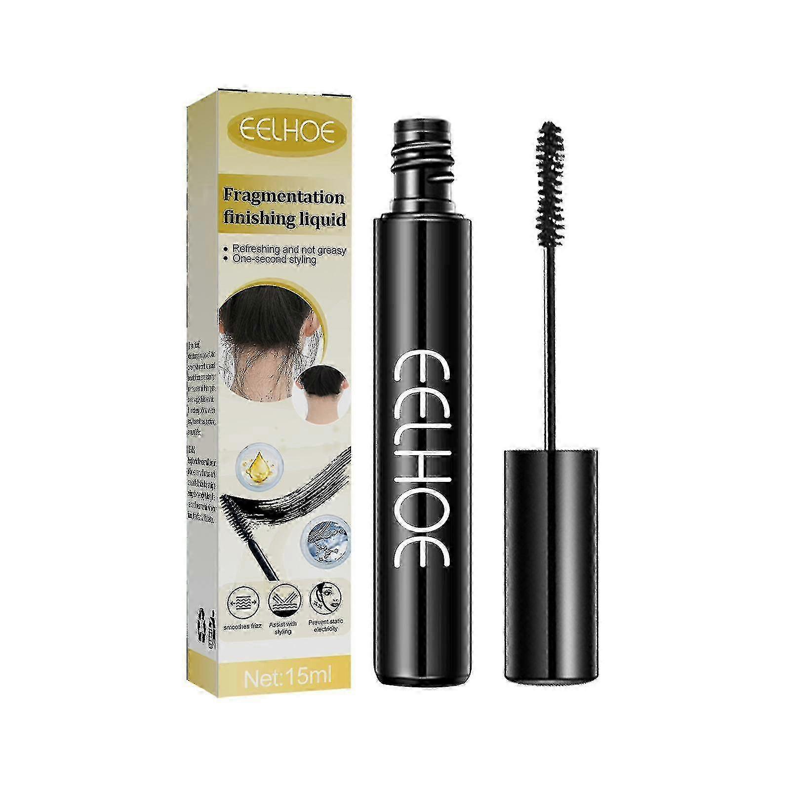 Leke Eelhoe Branco Para Preto Creme de Acabamento Cabelo Quebrado