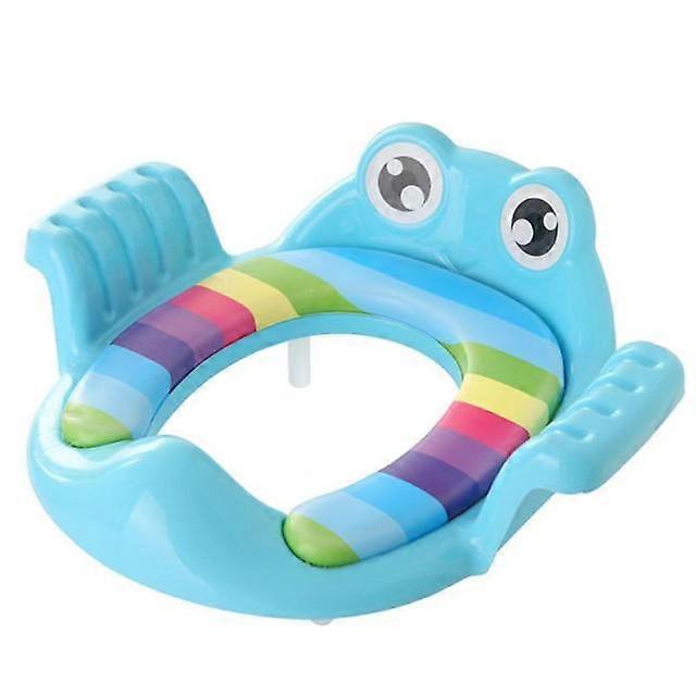 Nneoba Removable Baby Toilet Training Seat Potties Seat With Armrest Girls Boy Toilet Training Potty Safety Cushion Infant Care Blue
