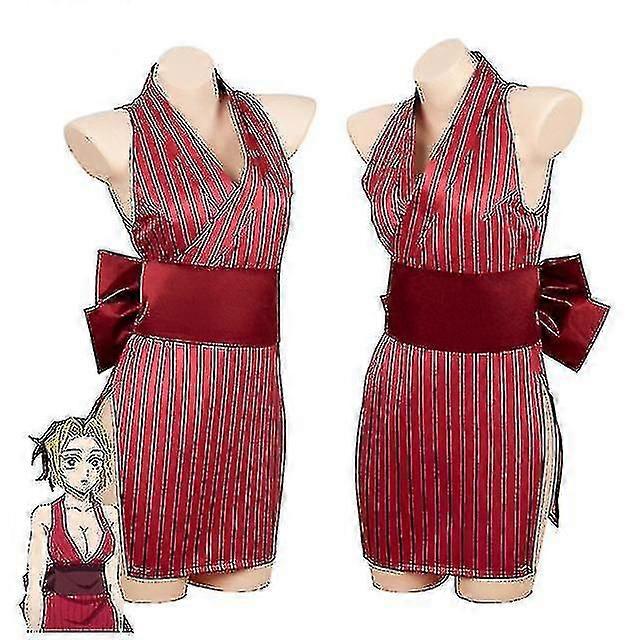 アニメ鬼滅の刃 マキヲ コスチューム うずい天現妻たち 制服 ドレス 歓楽街A