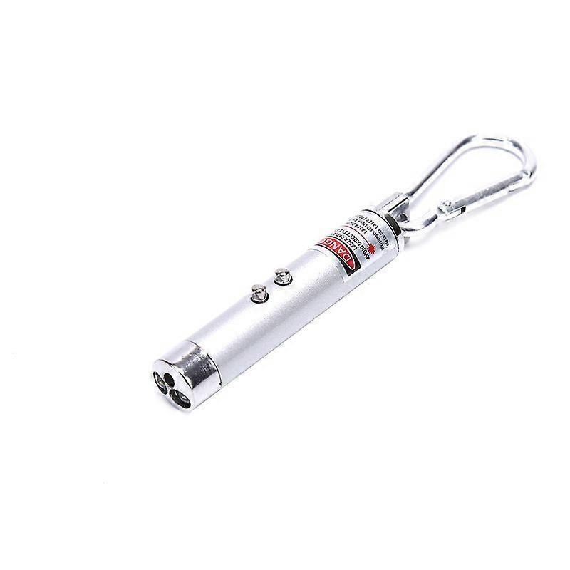 Laser funny cat stick New Cool 3 In1 Red White LED Light Childrens Play Cat Toy
