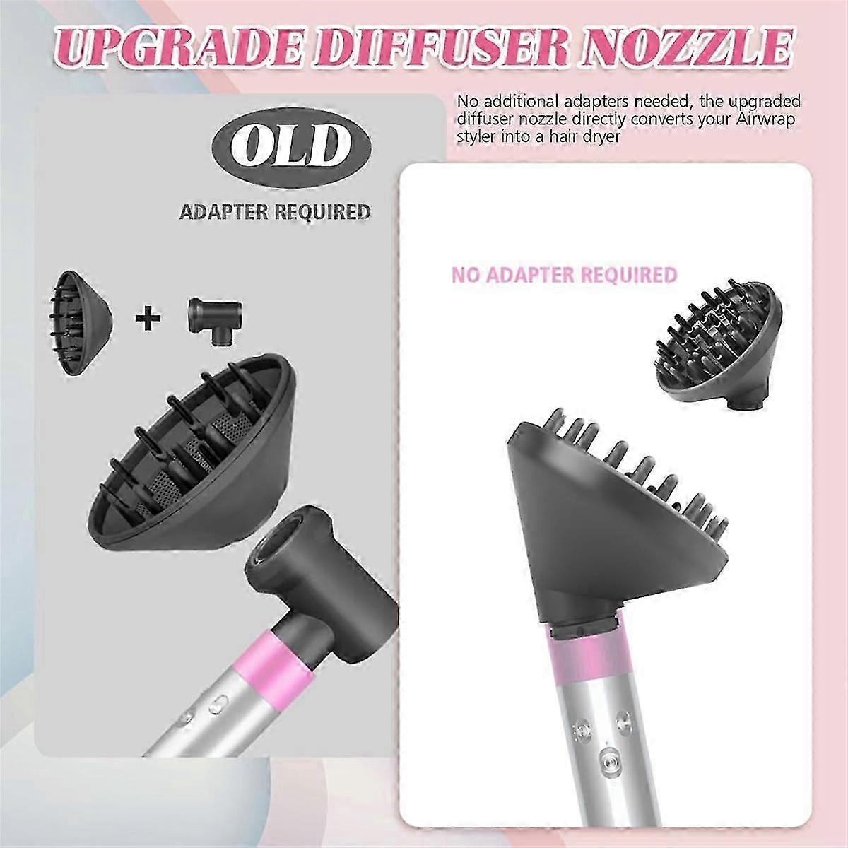 Diffuser Dyse Krølltang Konvertering For Hs05 Hs03 Hs01 Styler Hårføner Diffuser Dyse Fest