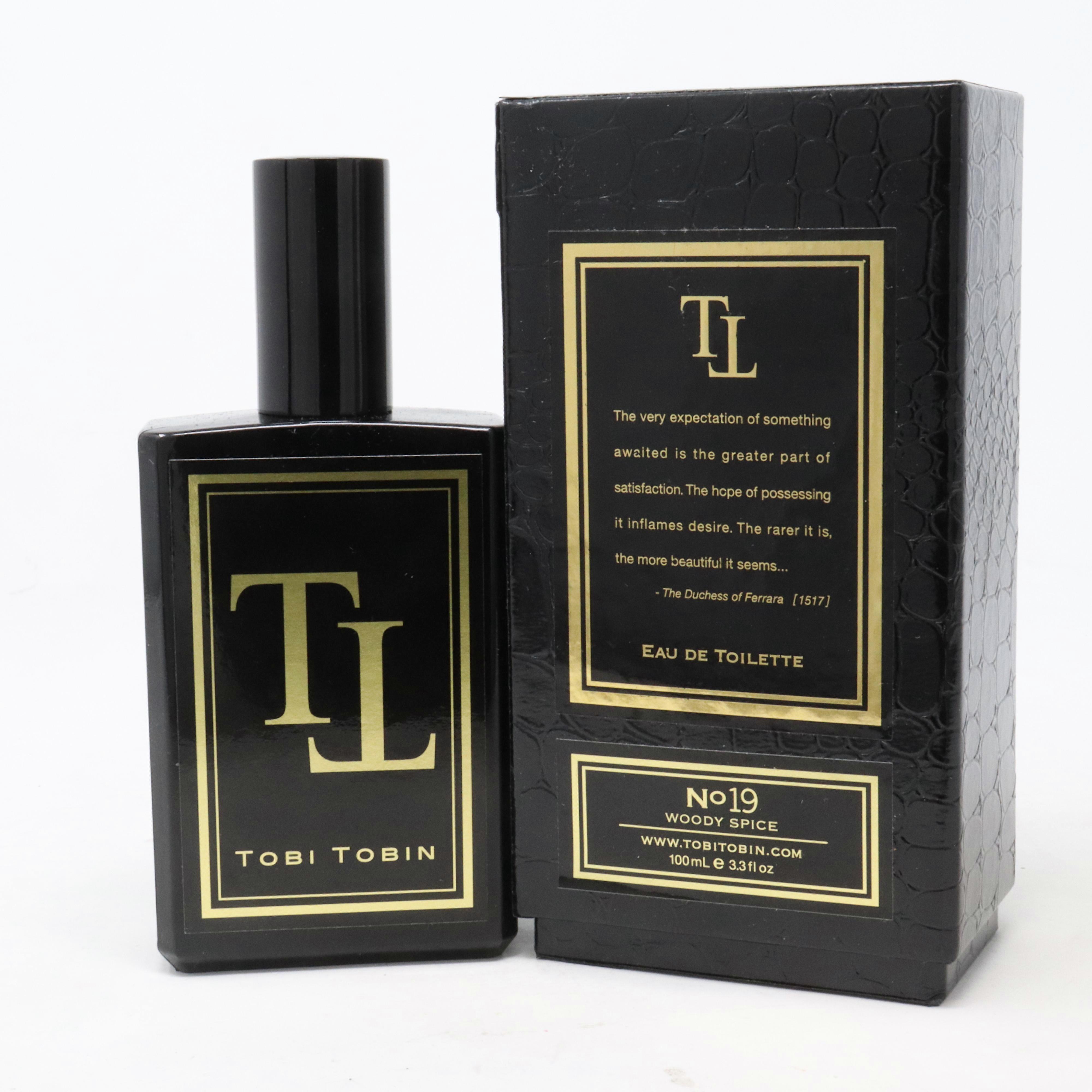 Tobi Tobin No 19 Wood Spice Eau De Toilette Spray For Men 100ml
