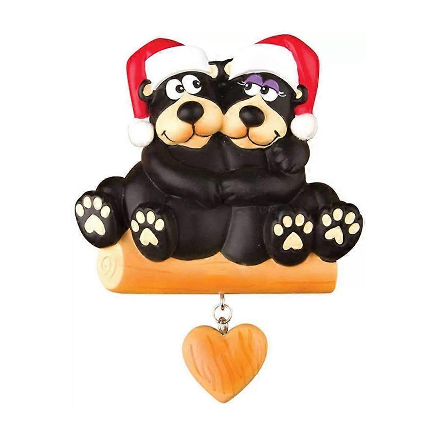 2022 Pendentifs suspendus personnalisés BLACK DOG Family Xmas Tree