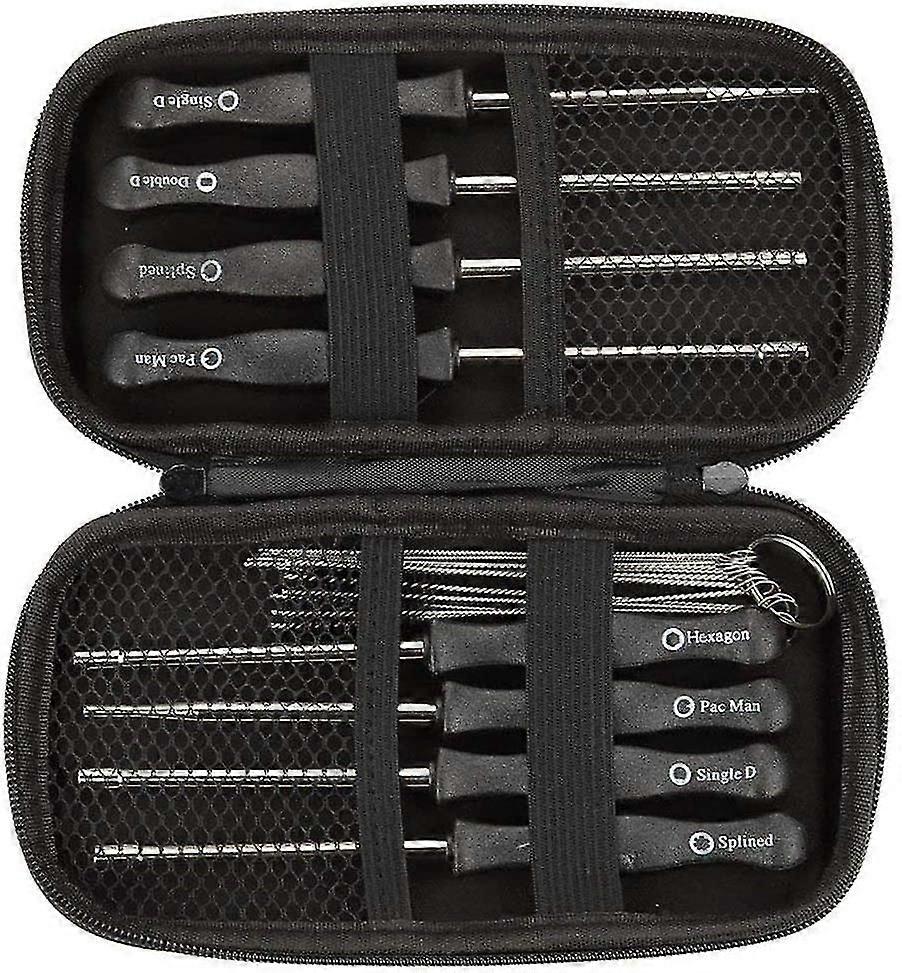 8 Pa Carburetor Adjustment Tool Screwdriver + Carburetor Cleaning Set + Carrying Case For Small 2 Cycle Common Engine