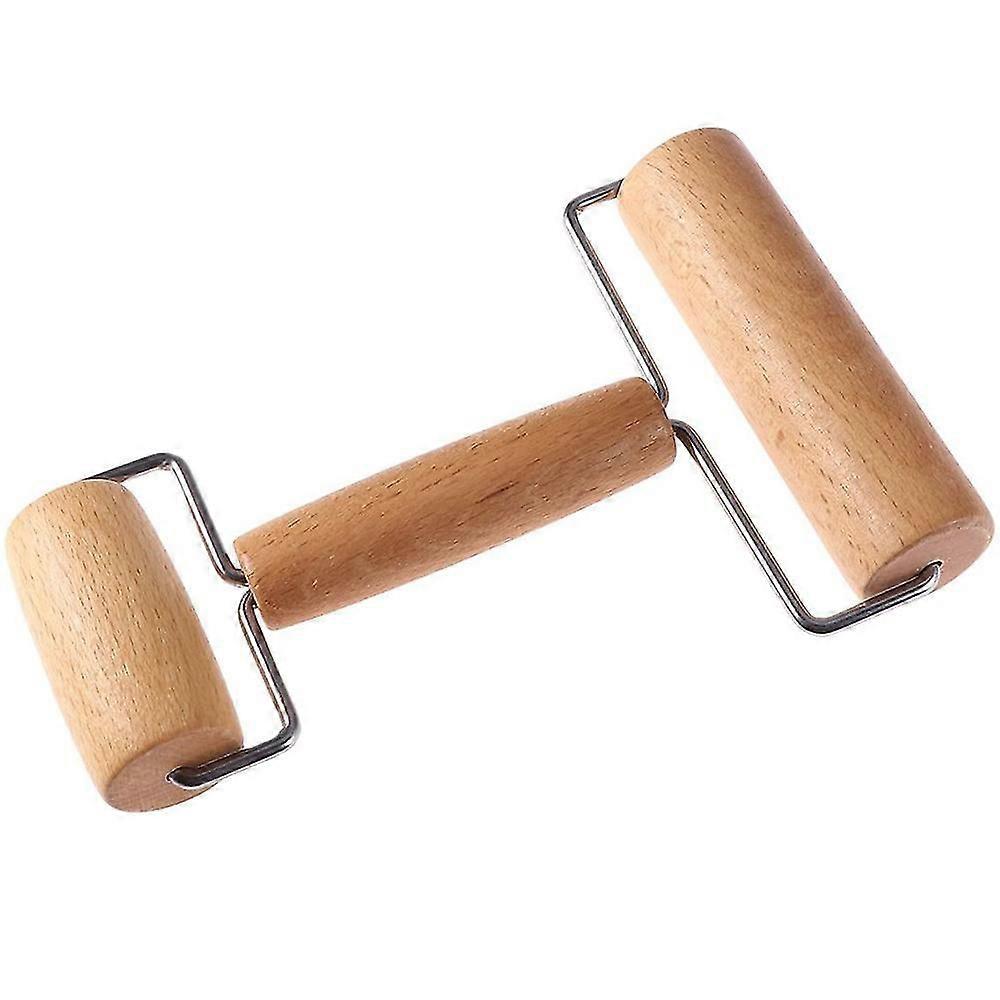 Wood Rolling Pin, Dough Roller Pizza Roller Cookie Cake Baking Accessories For Adults And ldren Kitchen Baking Tools