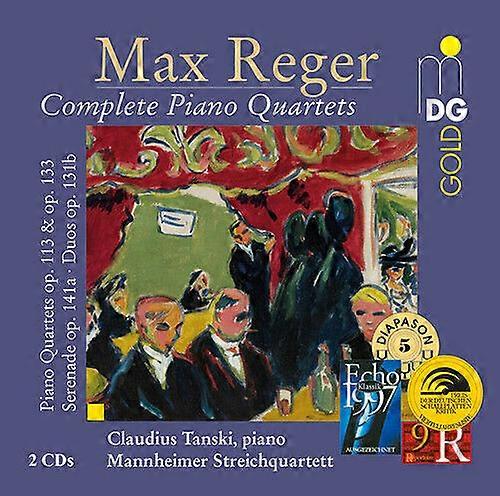 Max Reger Max Reger Complete Piano Quartets CD 2 discs (2014) NEW