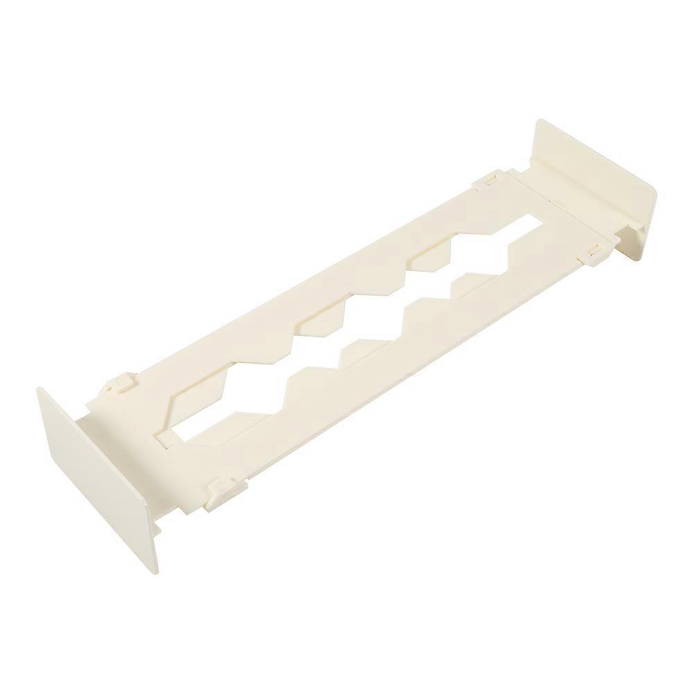 Adjustable Clapboard Home Kitchen Drawer Divider Partition Storage Organizer (White)