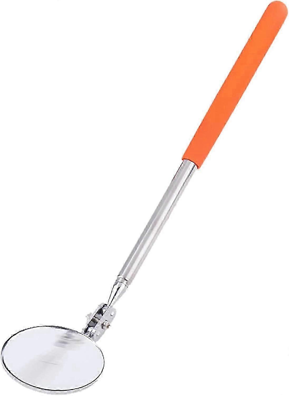 Telescopic Inspection Mirror,360 Degree Rotating Inspection Mirror,Inspection Mirror for Mechanics,280-445MM