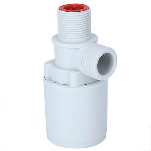 Automatic water level control valve, Plastic, White/red