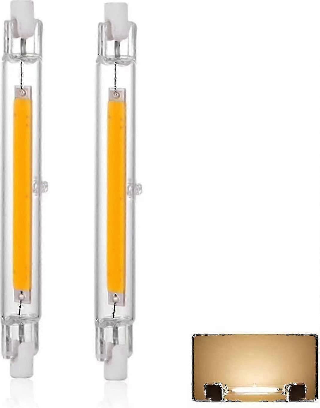 4 stuks R7s Led Lamp 118mm 10w Dimbaar, Warm Wit 3000k 3000lm, Lineaire Vervang J118 300w Halogeen Lamp