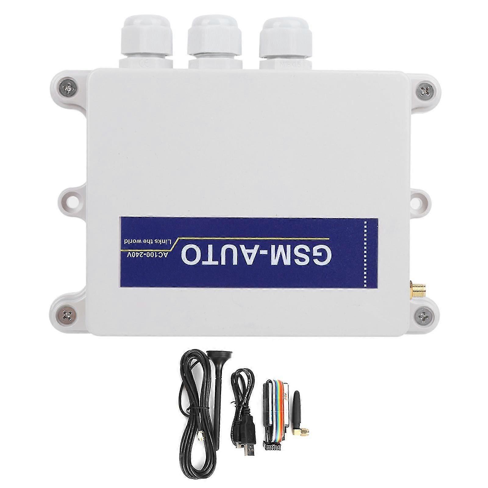 Gsmauto4g 4g/3g/gsm Dual Relay Wireless Remote Switch Controller Sms With 1 Alarm Input Ac100240vau Frequency