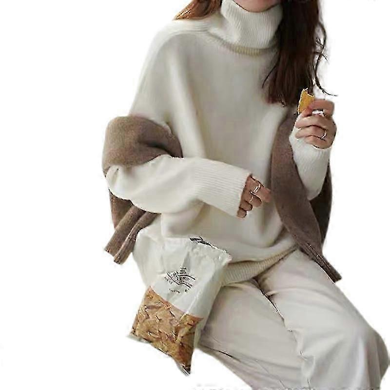 Pullover Rollkragenpullover Kaschmir Pullover für Frauen -HHY