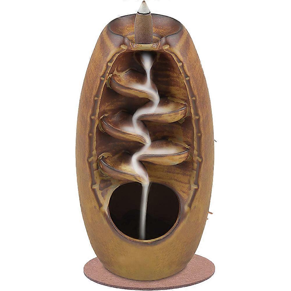 Incense Burner, Ceramic Push-out Incense Holder