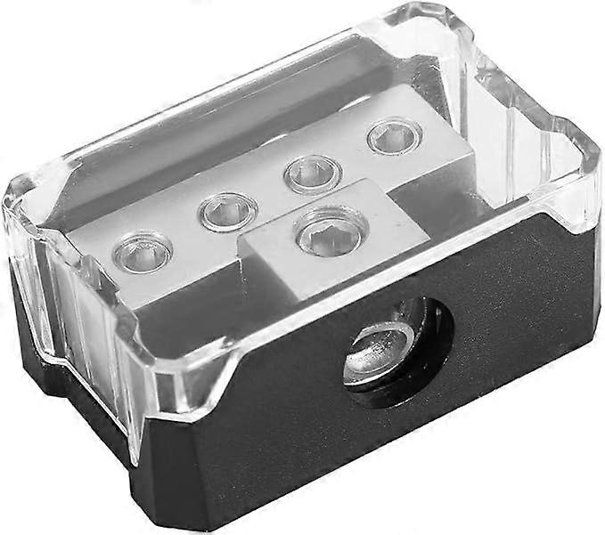Distribution Block, Car Power Block Audio Audio Distribution 1*0GA into 4*4GA Block Splitter