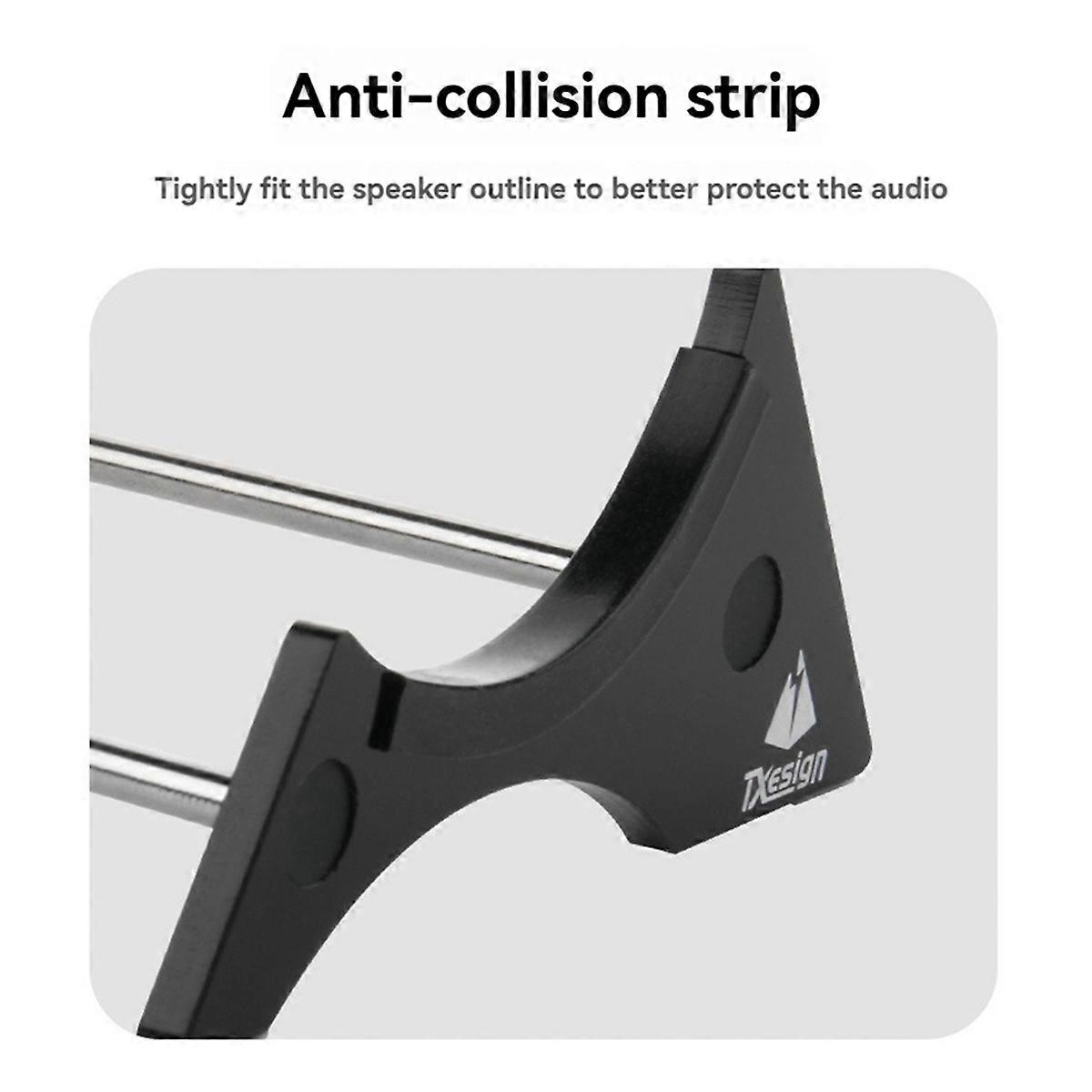 Desktop Stand Speaker Holder Speaker Stand Table Holder Speaker Display Stand Black