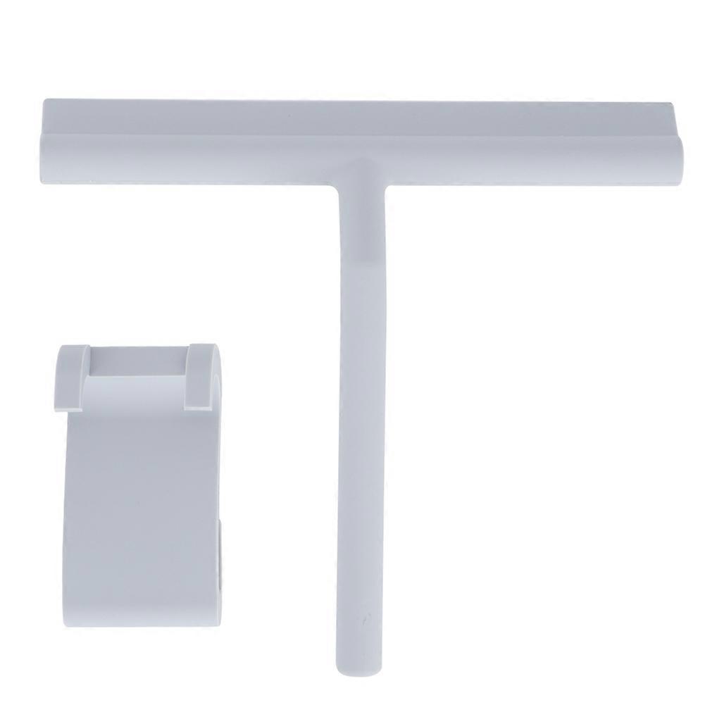 Household Long Handle Window Cleaner Tool for Glass, Bathroom, and Car Windshield - 18 Inch Reach, Adjustable Design