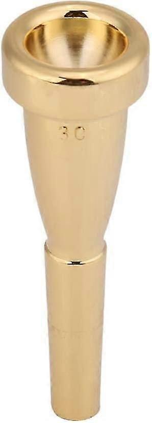 Embouchure de trompette, embouchure de trompette en laiton compatible avec les instruments de taille 3c (or)