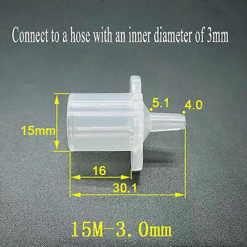 Gaibosi Intubation Adapter Straight Through Two-way Plastic PP Endotracheal Breathing Anesthesia Machine Spare Circuit 15M-2mm/3/4/5/6