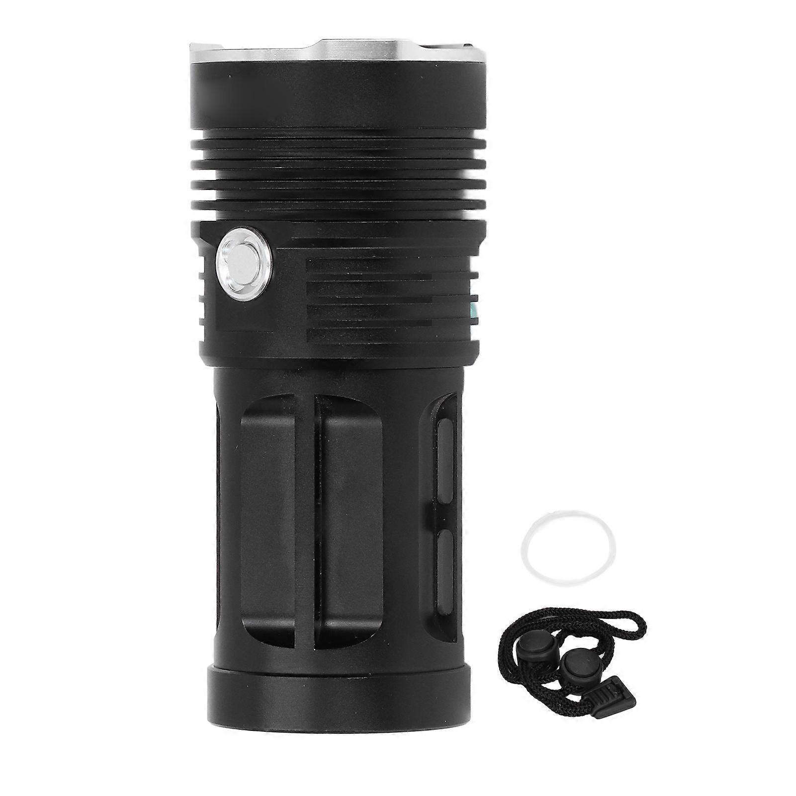 10000LM Brightness LED Flashlight with Protective Function, a Long Range Flashlight