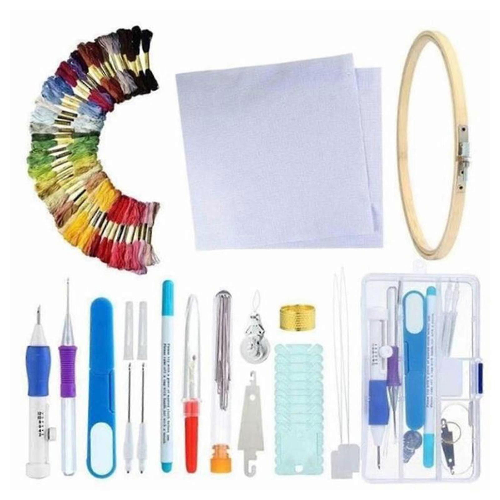 Embroidery Kit Embroidery Patterns Punch Needle Kit Punch Needle Set Cross Stitch Tool for DIY