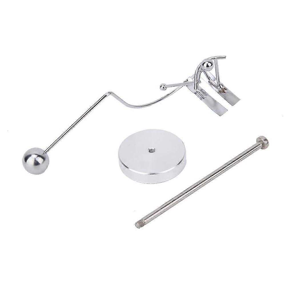 Innovative Shape Rotating Stress Relief Toy For Home Office Desk Ornament Skiing Style Model Compact Size
