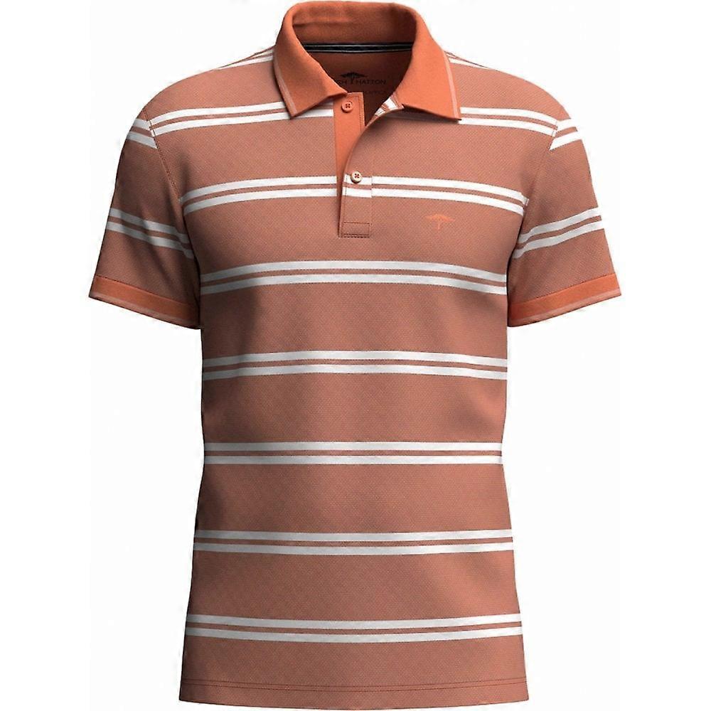 Men's FYNCH HATTON Fynch Hatton Mens Big Size Stripe Polo Shirt