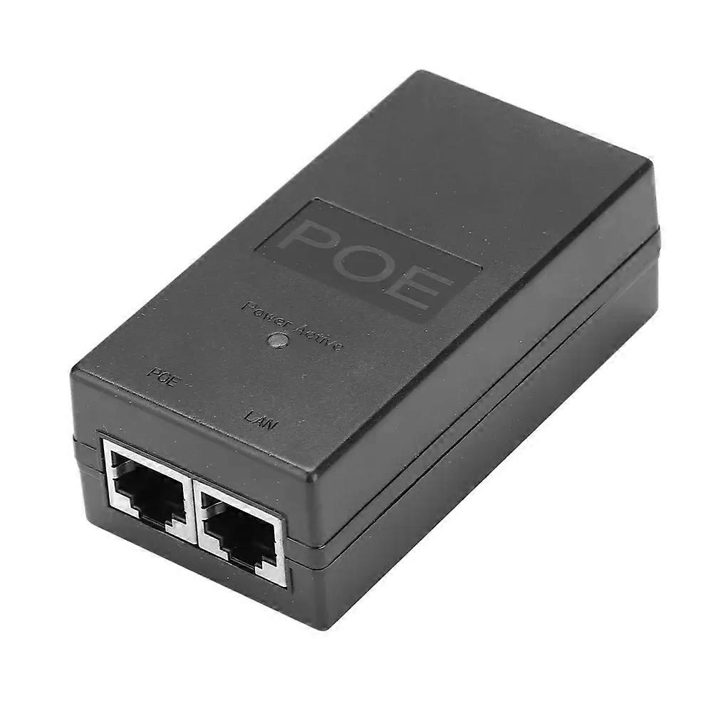 1000Mbps POE Injector 24V/48V 05A 24W Desktop POE Power Injector Ethernet Adapter For Surveillance CCTV IP Camera Power Supply