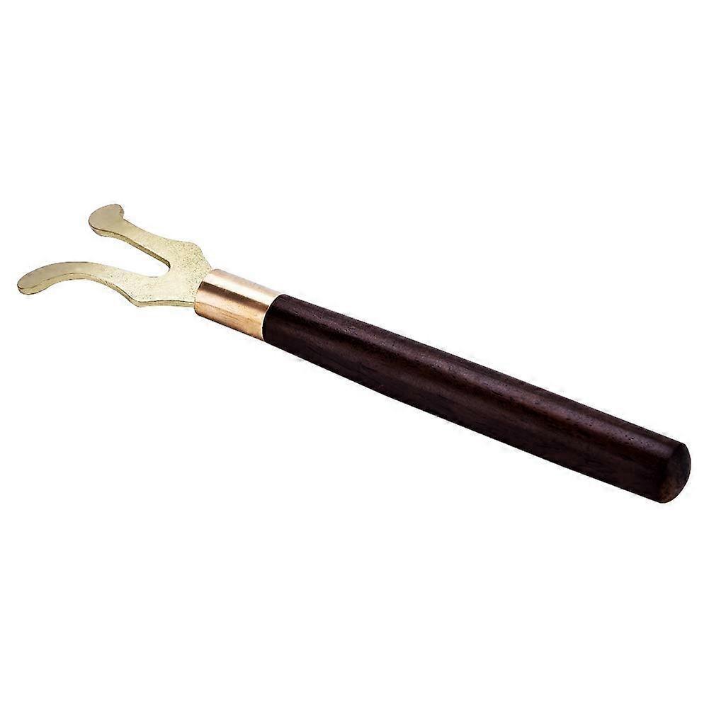 Teapot Lid Fork with Heat Insulation for Safe Tea Brewing, Stainless Steel Design, Ergonomic Handle, Universal Fit
