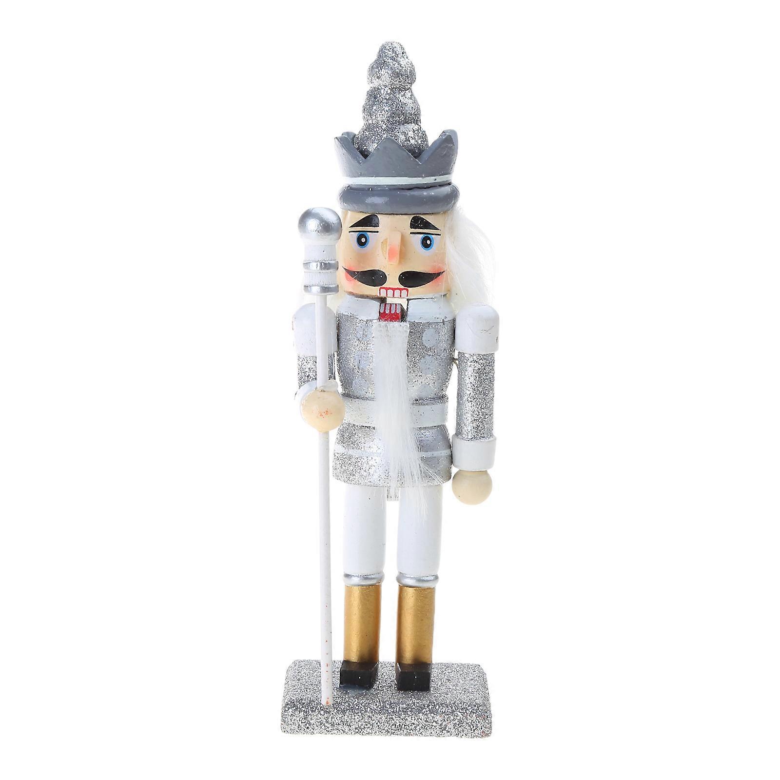 Wood Walnut Cracker Puppet Soldier Christmas Decoration forXmas Decor New Year Gift  Small