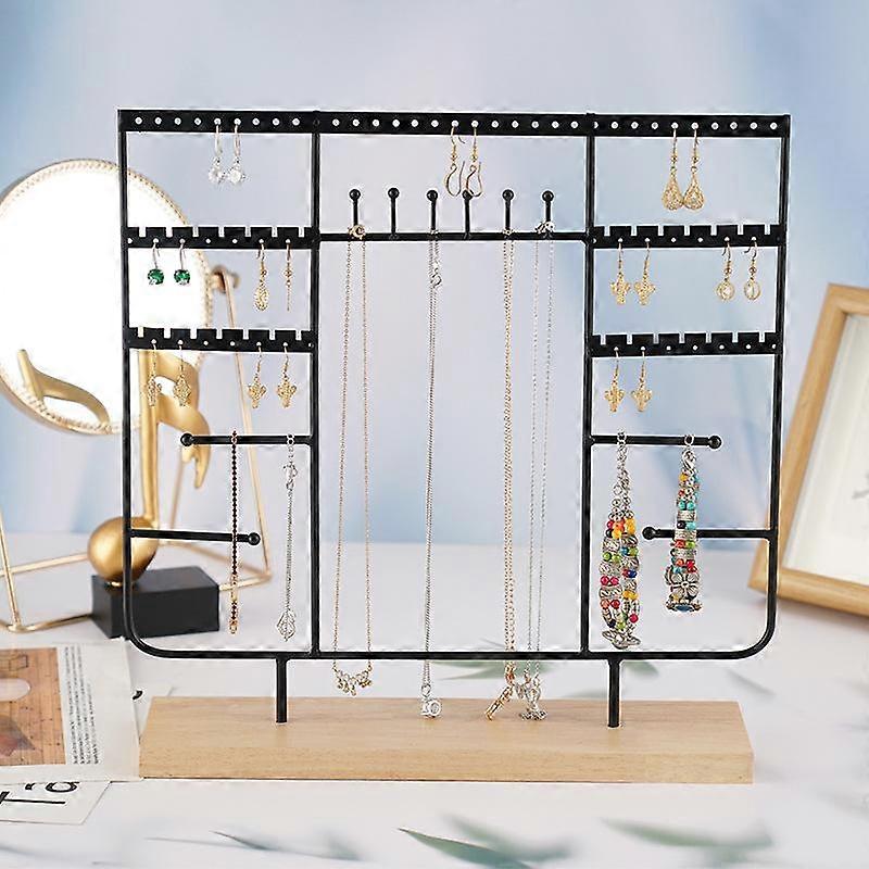 Original Design Multi-layer Earring Rack Makeup Table Jewelry Ring Storage Rack Bracelet Necklace Display Accessory Rack