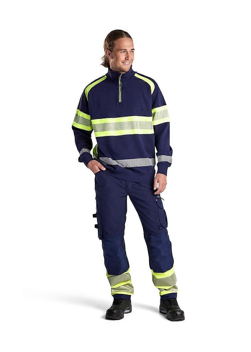 Men's Blaklader Hi-Vis 4-way-Stretch Trousers Without Nail Pockets 11931642