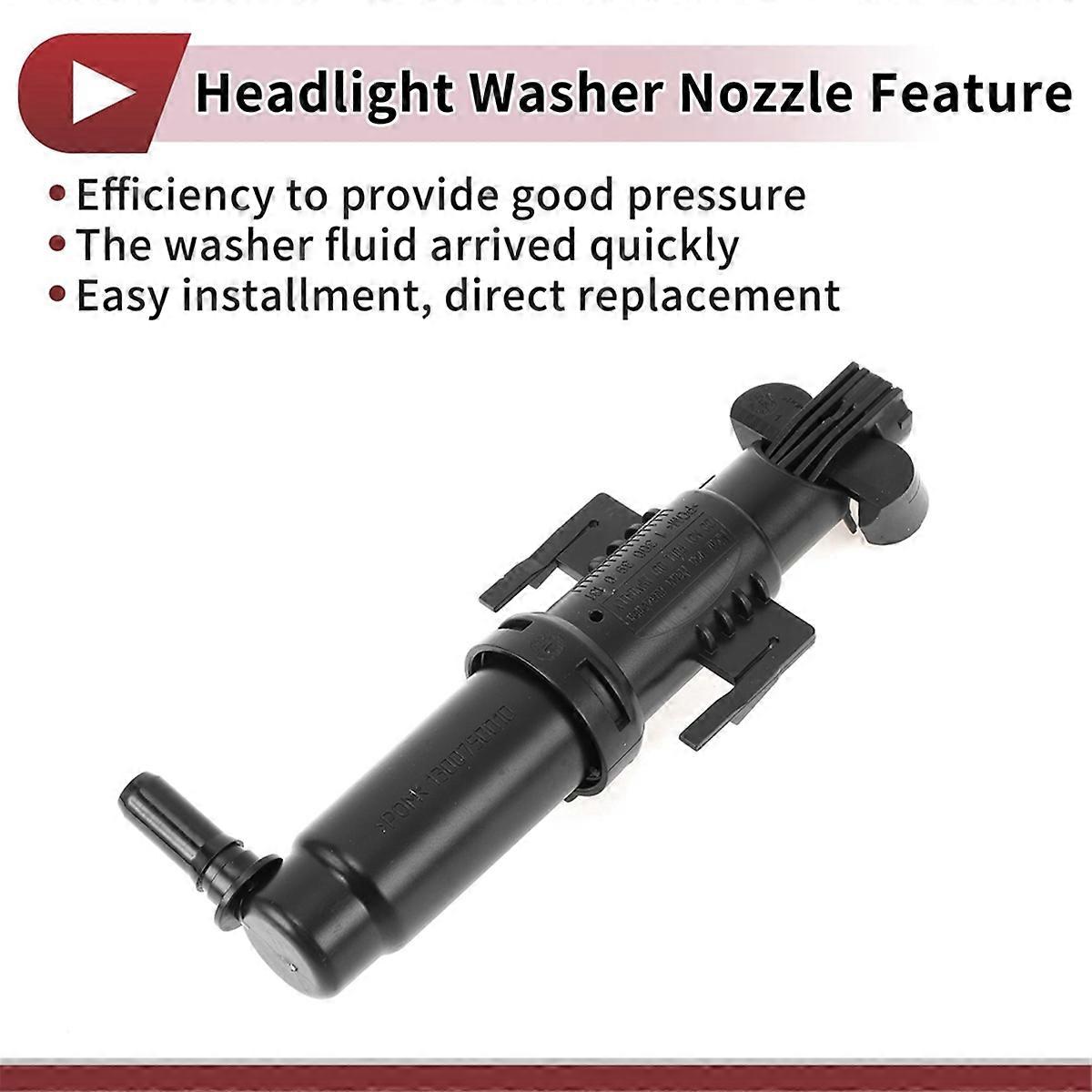 Car Headlight Washer Nozzle Right Side(61677206646)