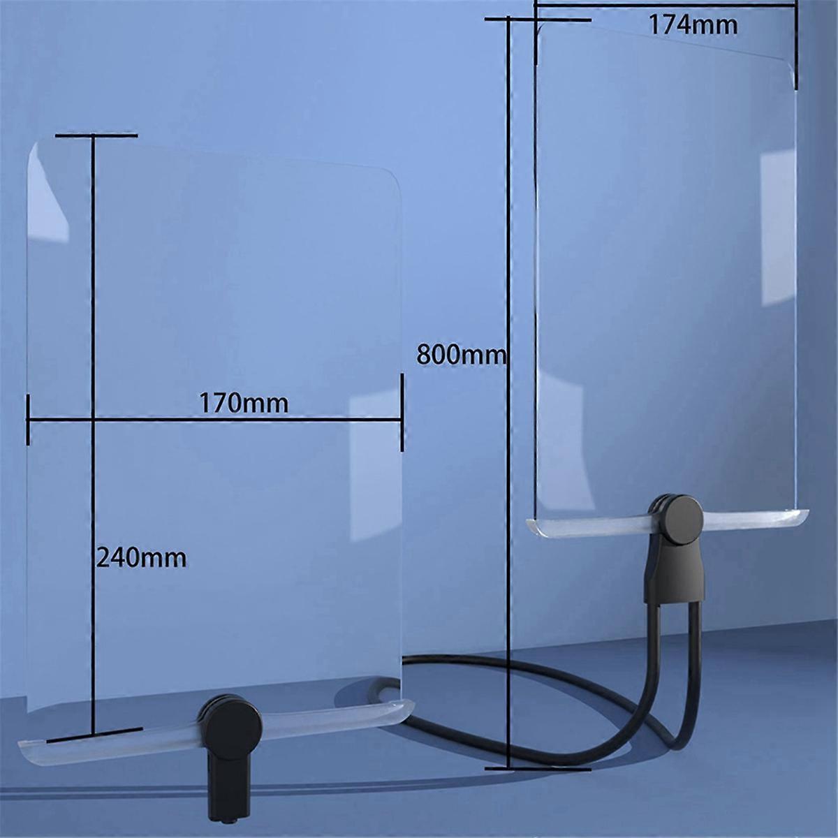 High-Definition Vertical Screen Acrylic Magnifying Glass White